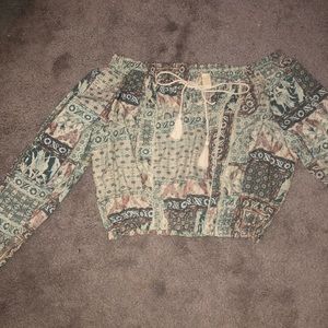 Off the shoulder top